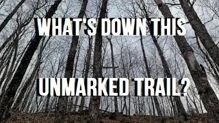 Exploring a random unmarked trail into the woods - Abandoned cottage found