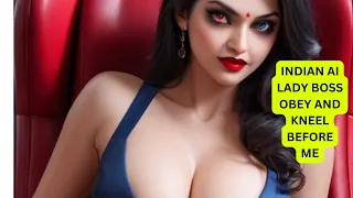 New Indian boss arrival -Obey to your Boss Kneel before me || high heels|| AI lady boss