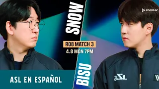 [ESP] ASL S17 Cuartos de Final 3 (Bisu vs Snow) - ASL Español (StarCastTV Español)