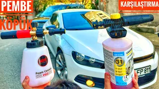 100 LİRAYA PEMBE KÖPÜK|MJJC FOAM CONNON PRO VS KARCHER SNOW FOAM|FORD TOURNEO VE VW SCİROCCO YIKADIK