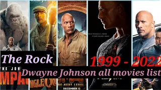 Dwayne Johnson ( the rock) all movies list 1999 - 2022 || the rock total movie