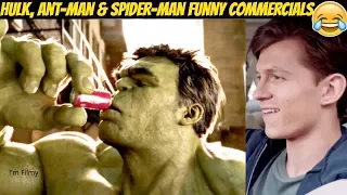 Marvel Superheroes Funny TV Commercials Ft. Tom Holland & Ryan Reynolds