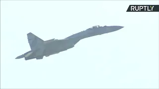 Su-35S demonstration at MAKS 2019