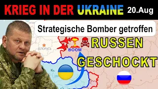 20.August: Das tat weh - STRATEGISCHE BOMBER GETROFFEN | Ukraine-Krieg