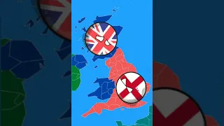 Inglaterra se separa de Reino unido Parte 1 #shorts #countryballs #humor #grasioso #viral