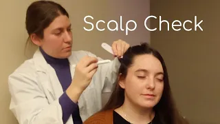 Scalp Check and Hair Treatment - Real Person ASMR
