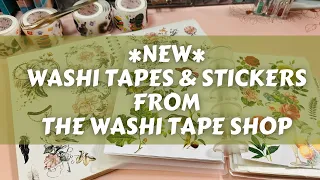 NEW! Washi Tapes and Stickers from The Washi Tape Shop!