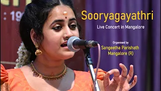 Sooryagayathri Live Concert - Organised by : Sangeetha Parishath Mangalore(R)