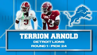 Terrion Arnold - The Newest Weapon for Dan Campbell in Detroit.