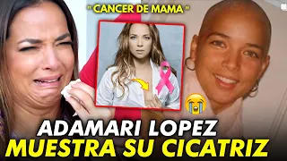 😭Adamari López enseña su CICATRIZ 💔en el Día Mundial de lucha contra el cáncer de MAMA
