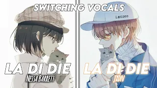 ☆「Nightcore」☆→La Di Die→Nessa Barrett feat. jxdn (Lyrics/Switching Vocals)