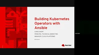 Orchestructure August 2019 - Chris Short on Building Kubernetes Operators with Ansible