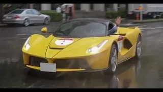 【超貴重】ラフェラーリアペルタ、ラフェラーリが都内を疾走 LaFerrari Aperta,LaFerrari in Tokyo.