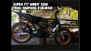 HONDA SUPRA FIT MODIFIKASI SEMI TRAIL,