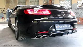 2016 Mercedes-Benz S63 AMG Cabriolet Exhaust Sound