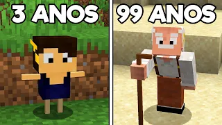 Minecraft em Diferentes Idades!