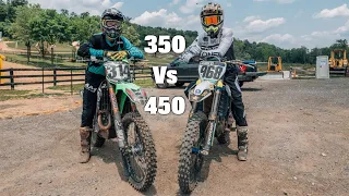 350 vs. 450??? || Moto Academy Bike Reviews Featuring Tyler Stepek