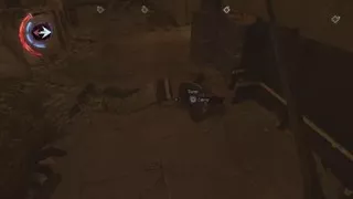 Dishonored: Guard falls down stairs