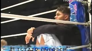 ALISTAIR OVEREEM VS MIKE 'BATMAN' BENCIC BACKSTAGE FOOTAGE