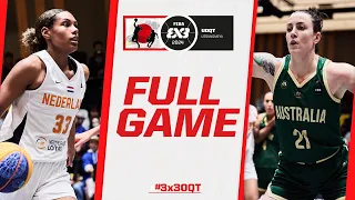 Netherlands 🇳🇱 vs Australia 🇦🇺 | Women Full Game | FIBA #3x3UOQT 2 2024 | 3x3 Basketball