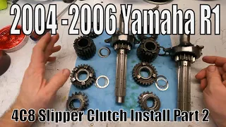 2006 Yamaha R1 - 2007 R1 Slipper Clutch Conversion Part 2
