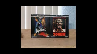 Zombie & Maniac 4K UHD Blu-Ray Unboxing - Blue Underground