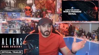 Aliens: Dark Descent - Reveal Trailer - REACTION!! "The Xenomorph are back baby"