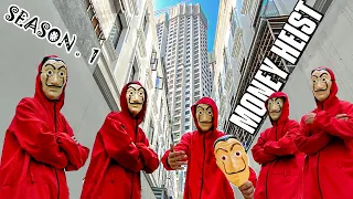 MONEY HEIST PARKOUR Season 1| ESCAPE From SECURITY Chase In REAL LIFE (BELLA CIAO REMIX) | POV MOVIE