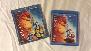 The Lion King: Diamond Edition (1994) Blu Ray Unboxing Review