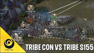 WAR VIKING RISE KVK SEASON 2 CON VS S155 | VIKING RISE INDONESIA