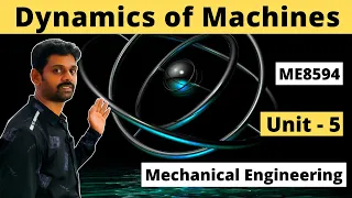 Dynamics of Machines| Unit-5|Part-1|MECHANISM FOR CONTROL| DOM| Mech|Gyroscope