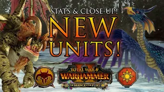 NEW UNITS Stats & Close-Up! - The Silence & The Fury DLC Roster | Warhammer 2