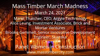 Women in Construction - Maret Thatcher, Alice Leung and Brooke Gemmell - March 24, 2021