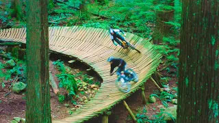 Silent Biking Bobsled on Mt. Fromme in North Vancouver