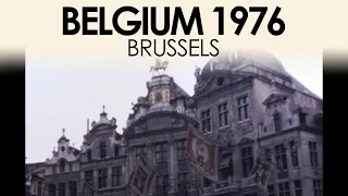 Archive footage of Brussels in the 1970s | Belgium Super 8 home movie