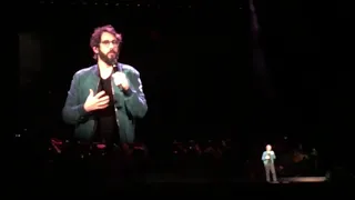 Josh Groban talking about Stages, Broadway, The Good Cop, Tonys.