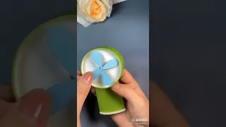 Paper Cup Homemade Small Fan