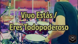 "Vivo Estas / Eres todopoderoso" - efra_ølmos- drum cover 🎧 #drumcam