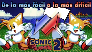 Zonas de Sonic The Hedgehog 2 - De la más fácil a la más difícil