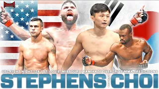 UFC Fight Night 124: Stephens vs Choi Predictions- Kamikaze Overdrive MMA