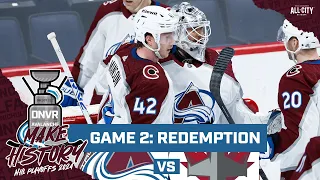 Redemption for Georgiev and the Colorado Avalanche as they tie the series with the Winnipeg Jets