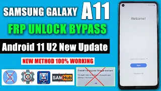 Samsung A11 Frp Bypass Android 11 | (SM-A115F) FRP UNLOCK ANDROID 11_U2
