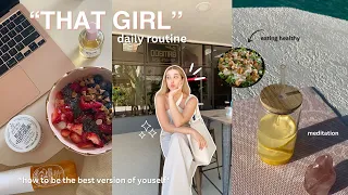 LIVING LIKE ''THAT GIRL'' FOR A DAY 🌱♡ the real "that girl" lifestyle, productive day & aesthetic