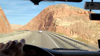 HOW TO Drive Mesquite, Nevada to St. George, Utah I-15 Freeway through Virgin River Gorge