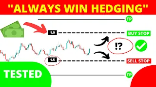 I TESTED Hedging Trading Strategy with an EA | Scalping Trading Strategy | 100% Win Rate Strategy