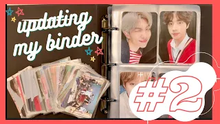 Updating my binder #2 | Storing 150 photocards! BTS, SEVENTEEN, EXO, TWICE, VICTON, and more!