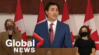 Trudeau speaks at Canadian Embassy in Washington on trade, "Three Amigos" trip | FULL