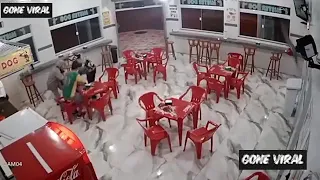 Brazilian thieves pick wrong shop to rob, get beaten to a pulp