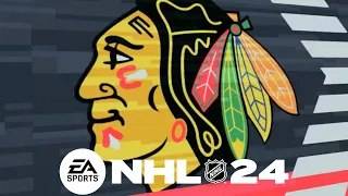 LIVE- PLAYOFFS - Round 3 - GAME 3 - Fun w/ NHL 24 - Be A Pro: ROOKIE SEASON - Blackhawks @ Oilers