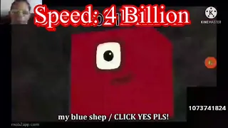 Numberblocks 0-Absolute Infinity Is Now 17 Billion Speed